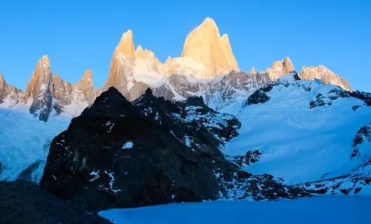 Peaks of Patagonia mountain range