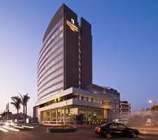 exterior of the casa andina in peru