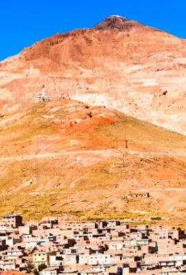 Mountain over Potosi town