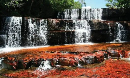 Waterfalls in Santa Elena Venezuela