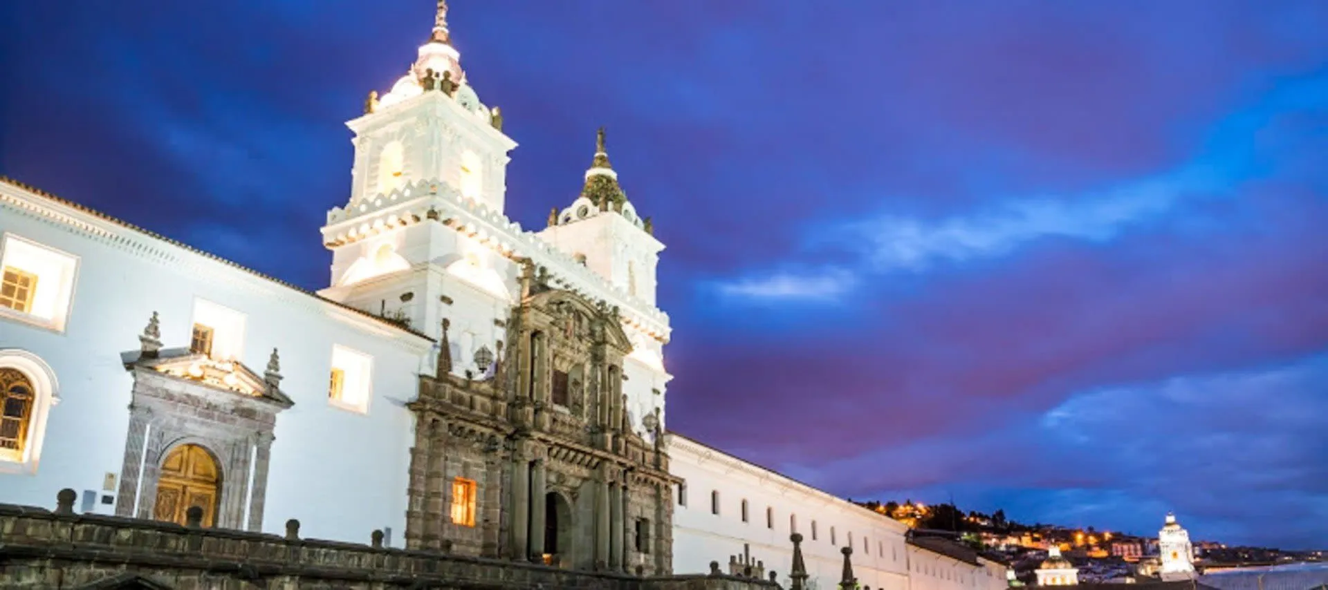 Building and wall in Quito City
