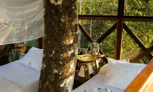 Bedroom of Inkaterra Reserva Amazonica Lodge