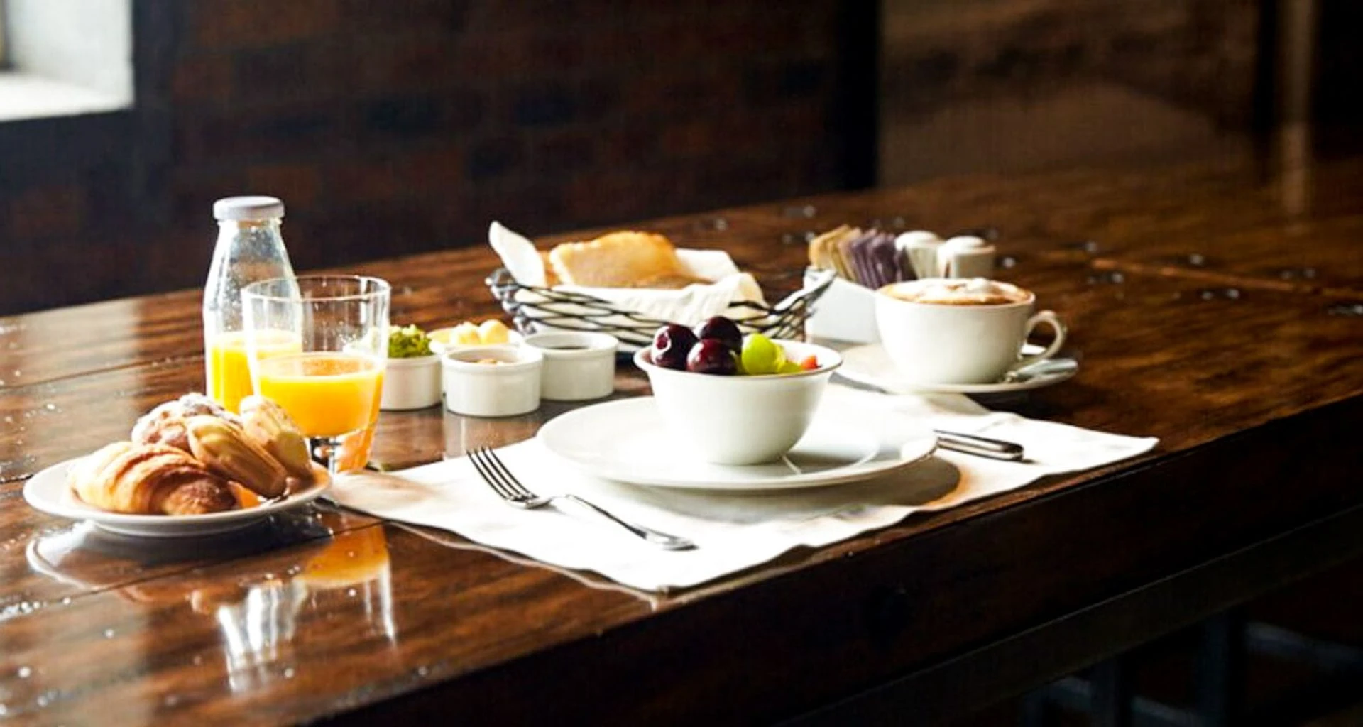 Meal at Singular Patagonia Hotel