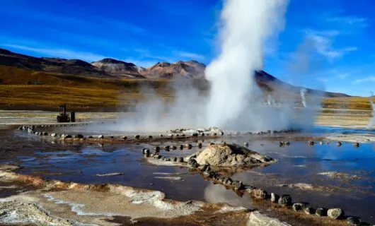 Tatio Geysers in Chile