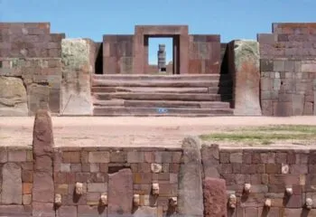 Tiwanaku Ruins in Bolivia