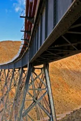 Train bridge in Argentina