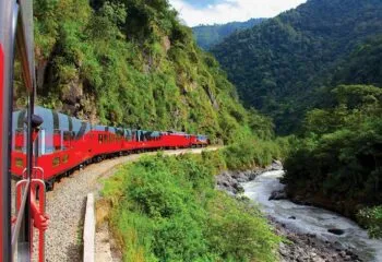 Tren Crucero traveling around the Andes in Ecuador