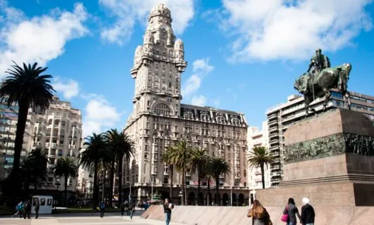 Buildings in Uruguay city