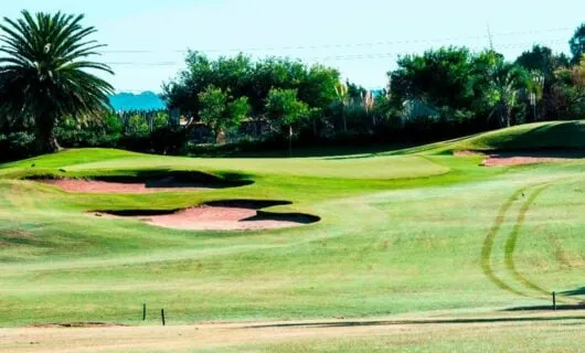 Green of golf course in Uruguay