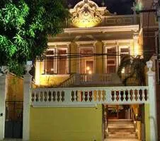 Villa Amazonia Hotel at night