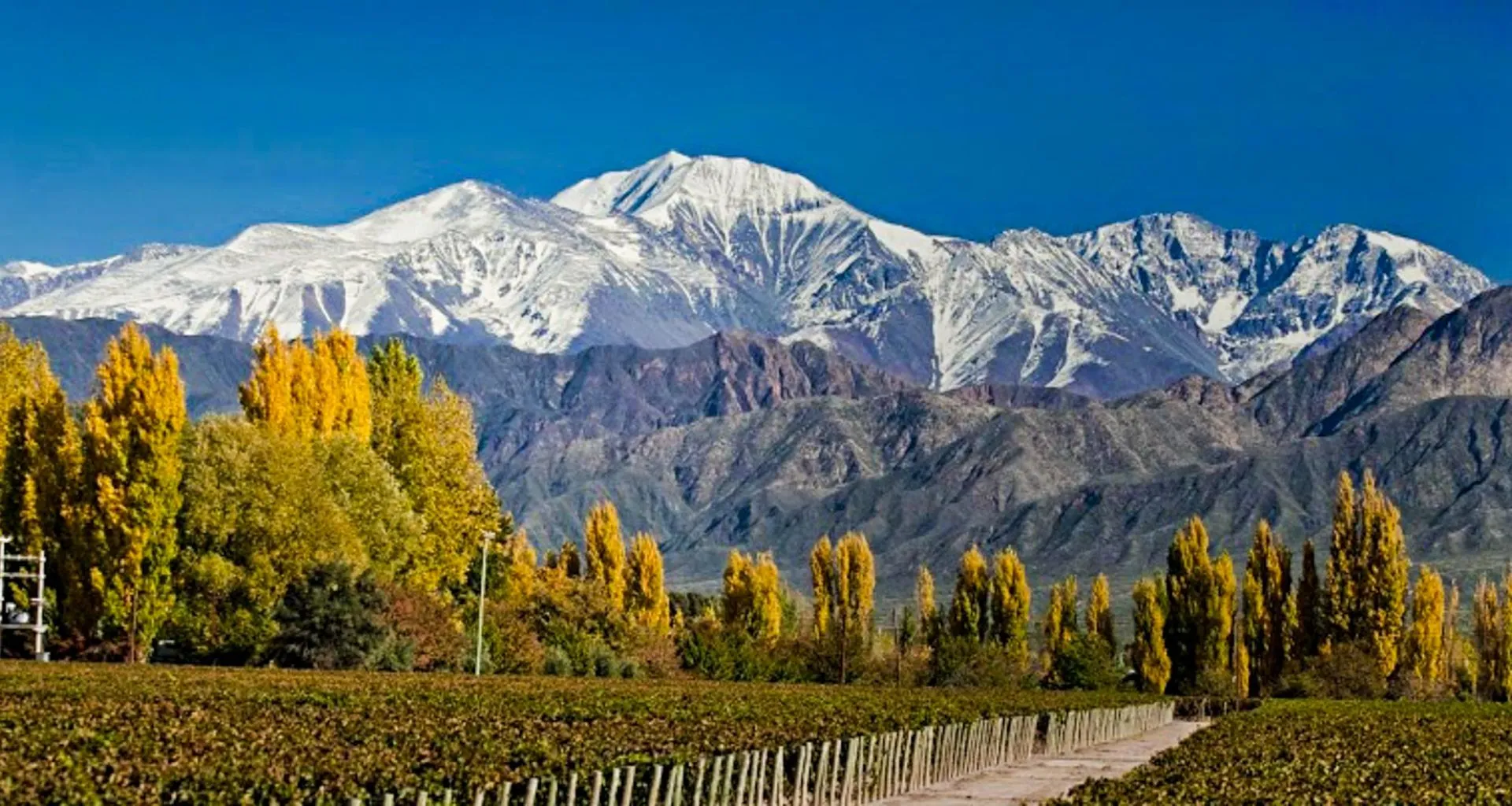 View of mountains near Cavas Wine Lodge