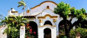 White building in Asuncion, Paraguay