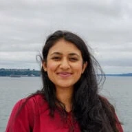 close-up of a young woman's face