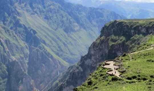 Landscape of Colca Canyon Peru