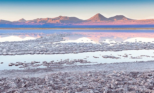 the Atacama salt flats