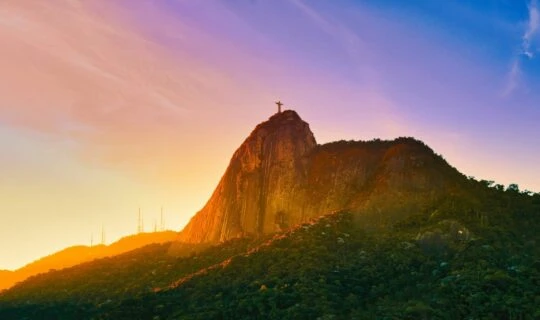 corcovado-mountain-at-sunset-with-christ-the-redeemer