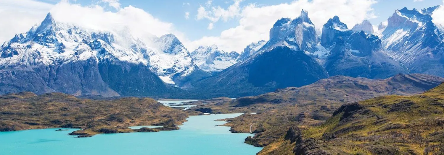 Patagonia mountains in the summer