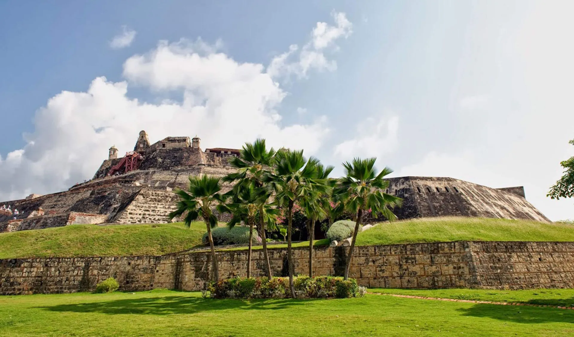 Old fort in Cartagena Colombia