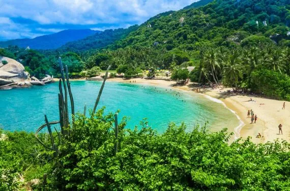 Tayrona Park secluded beach