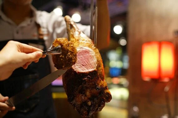 Traditional Brazilian bbq with Steak