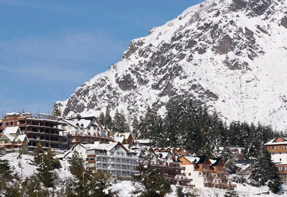 bariloche ski resort in the winter