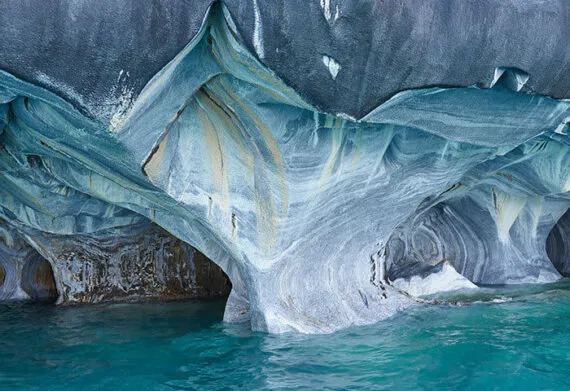 the marble caves in chile patagonia