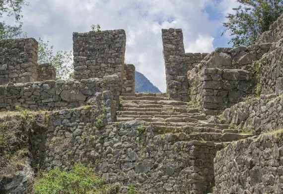 the sun gate to machu picchu