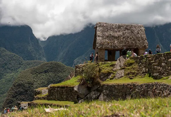 the watchman hut at machu picchu