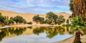 quaint lagoon from Huacachina