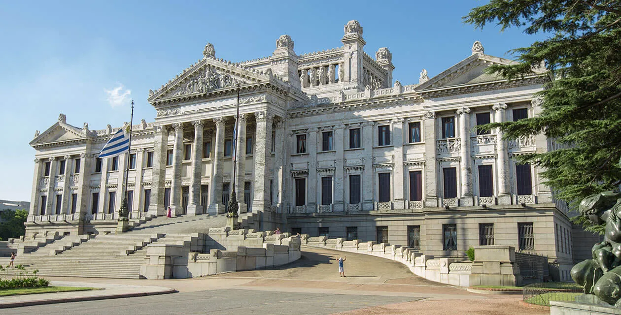 the legislative building in Montevideo