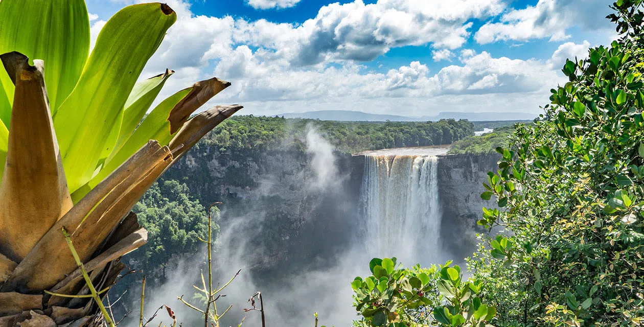 waterfall in guyana