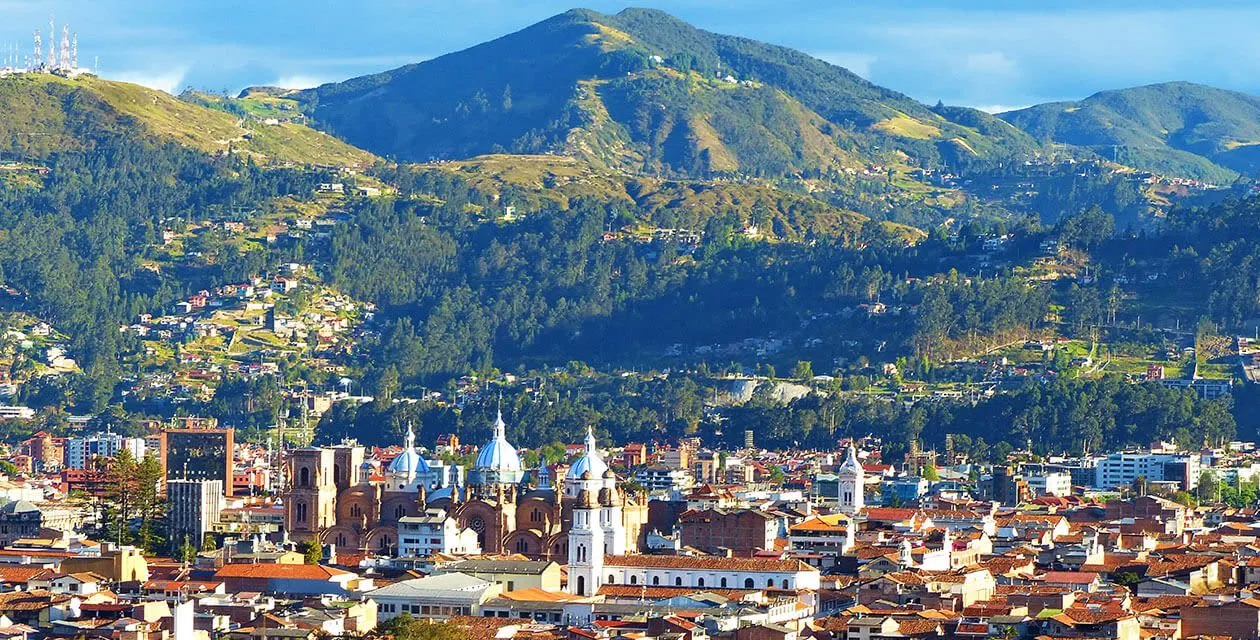 panoramic view of cuenca ecuador