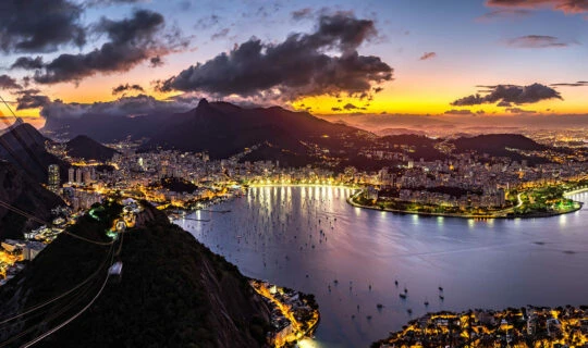 rio de janeiro at sunset