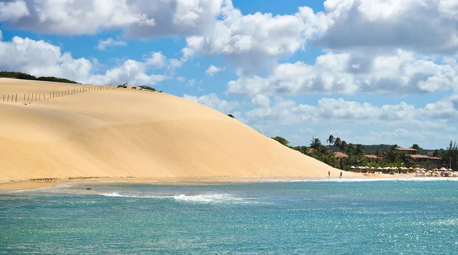 Jericoacoara dunes in Natal city brazil