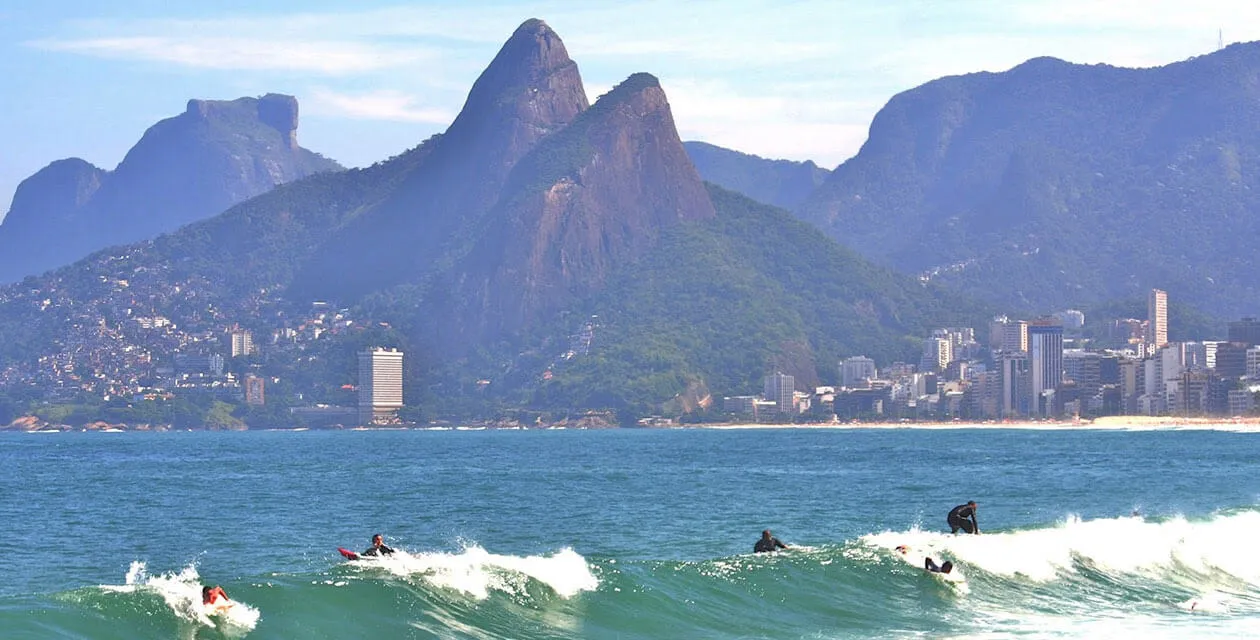surfers in rio de janeiro