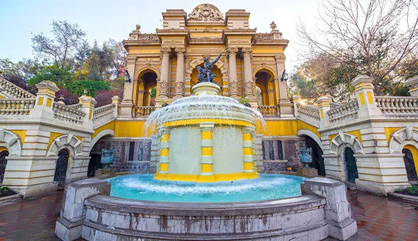 Fountain in Santiago Chile