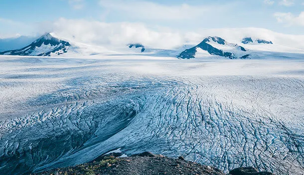 ice field in antarctica