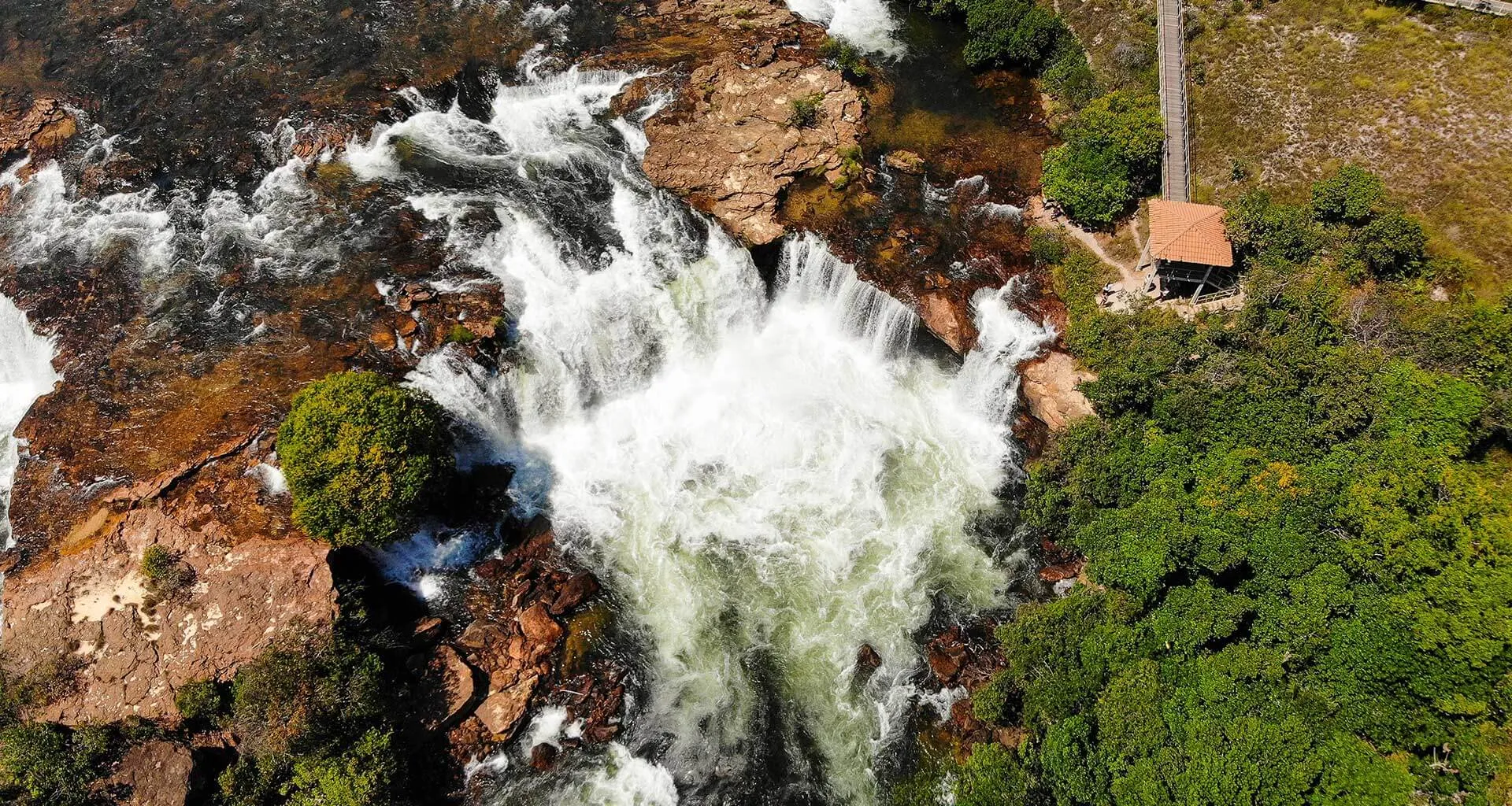 Cachoeira da Velha waterfall in Brazil