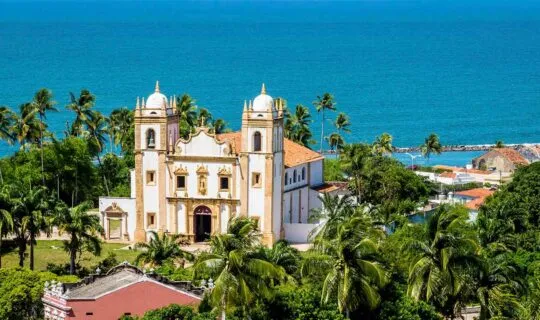 beautiful church in olinda brazil