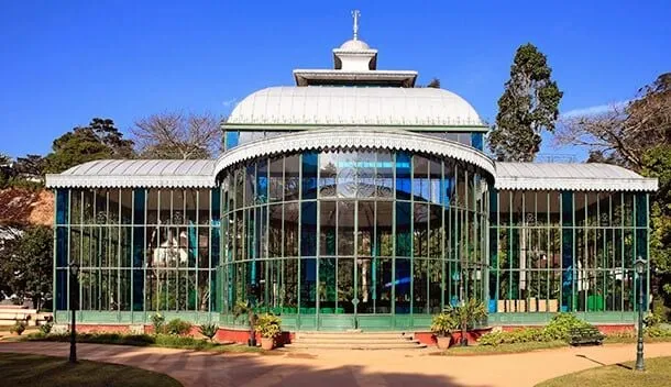 garden and greenhouse in petropolis brazil