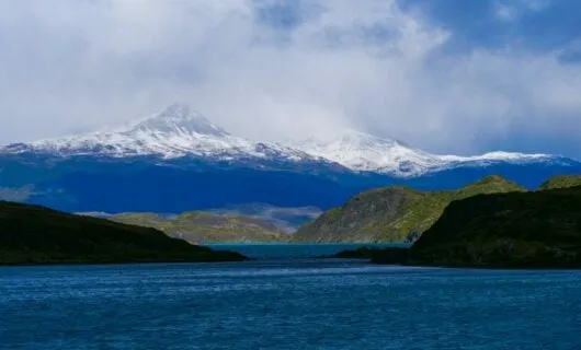 Landscape of puerto natales